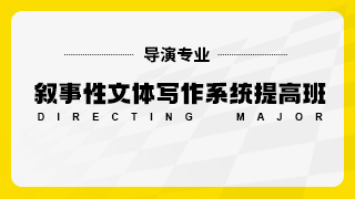 导演叙事性文体写作系统提高班